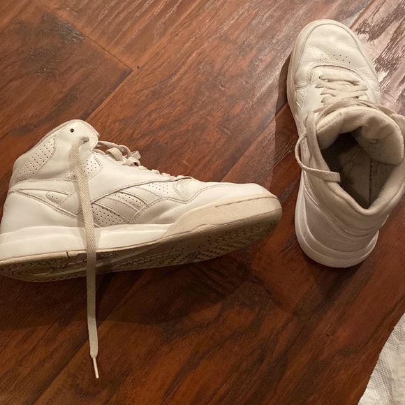 Reebok Reverse Jam white high top sneakers size 6.5 men/size 8 women. Retro - Picture 4 of 7